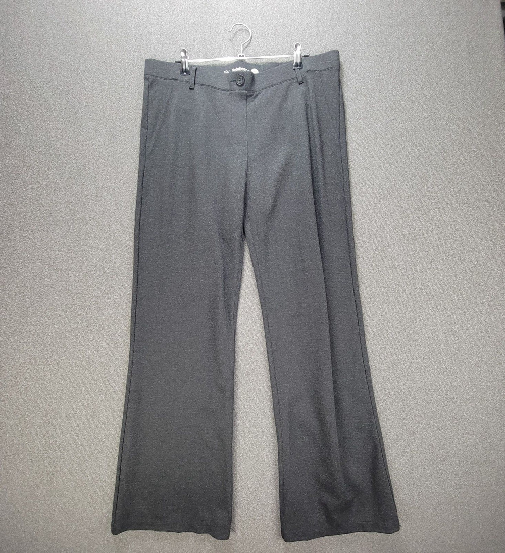 Betabrand XLP Charcoal Grey Bootcut Dress Yoga Pullon Pants